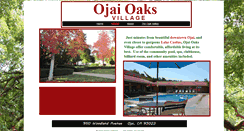 Desktop Screenshot of ojaioaksvillage.com
